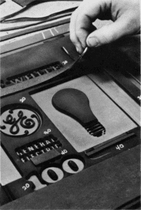 Fitting different durometers of rubber into Bakelite master mold.